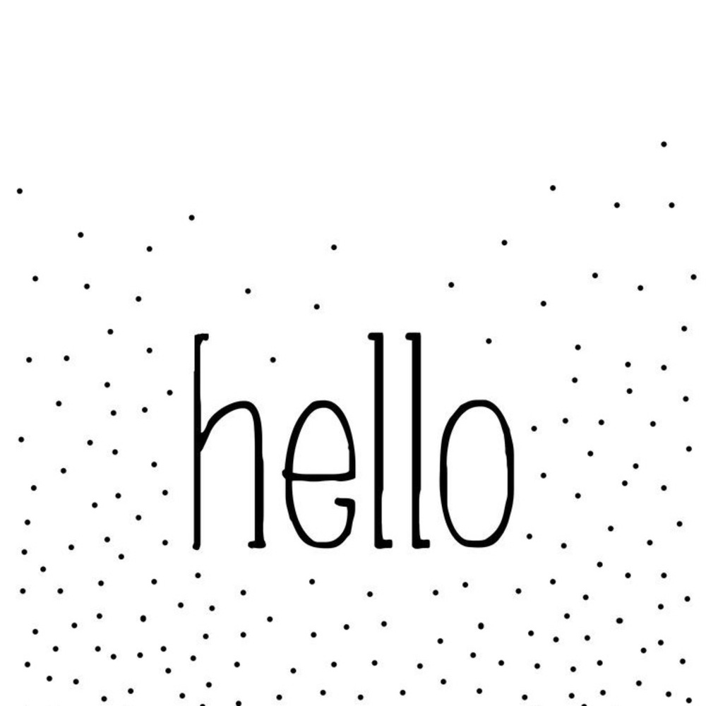 Hello & Thank you!